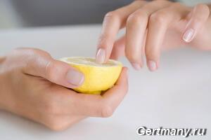 Ванночки для роста ногтей с лимоном